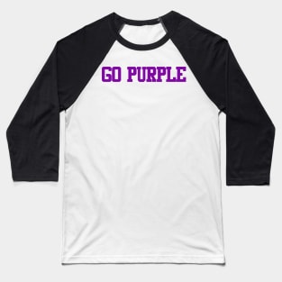 Color Wars- Go Purple Baseball T-Shirt